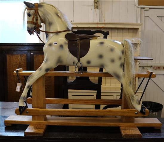 Ayres-type small rocking horse by Haddon